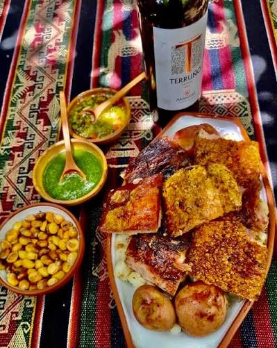 Chancho a la Cruz, VINO TERRUÑO - TERRUNO TINTO